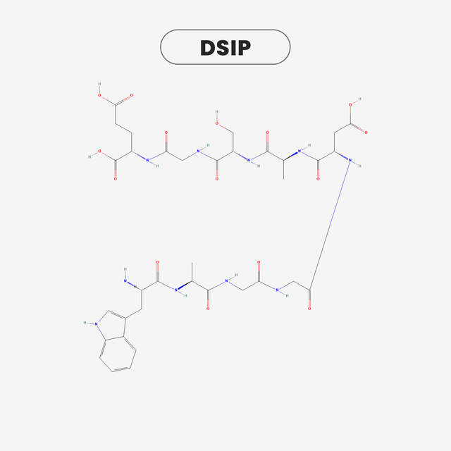DSIP 10mg — chemical structure
