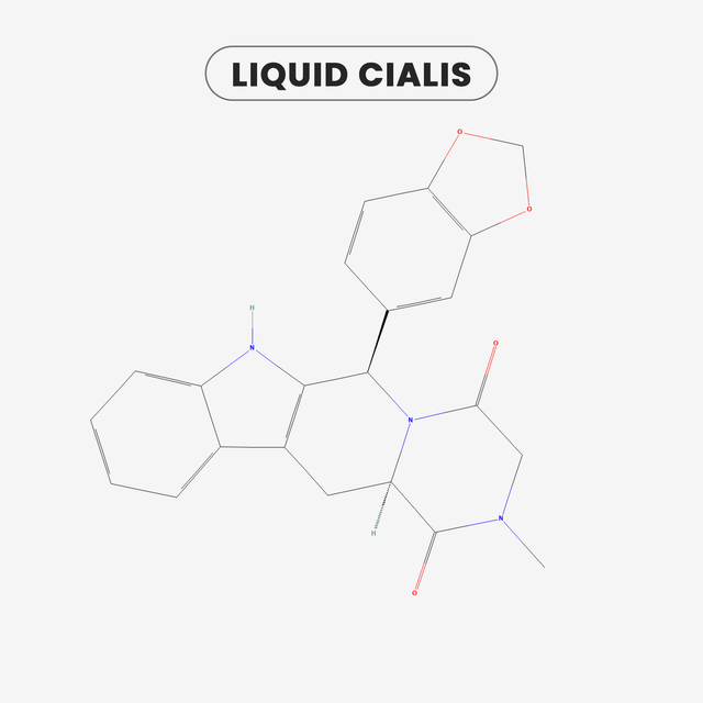 Liquid Cialis — chemical structure