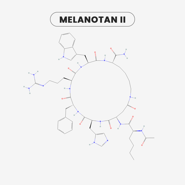 MELANOTAN II — chemical structure