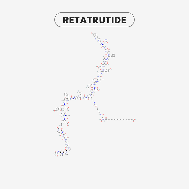 Retatrutide 10MG — chemical structure